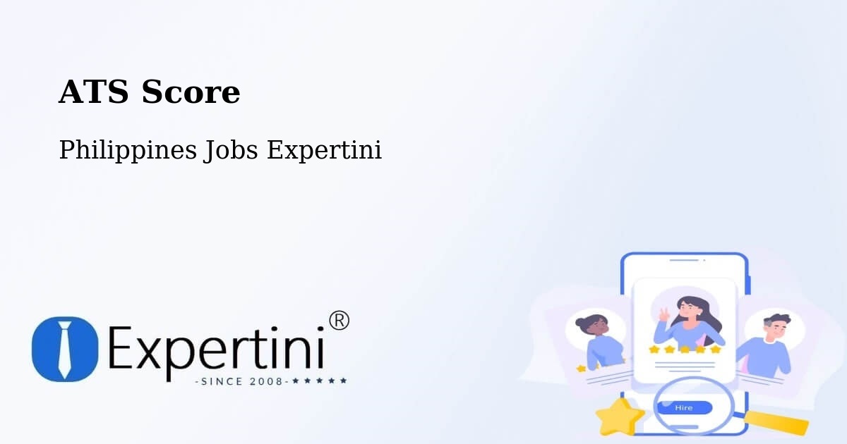 Resume ATS Score & Job Description Match Tool – Pance - Philippines Jobs Expertini