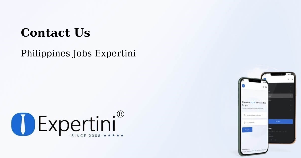 Contact Expertini – Pance - Philippines Jobs Expertini