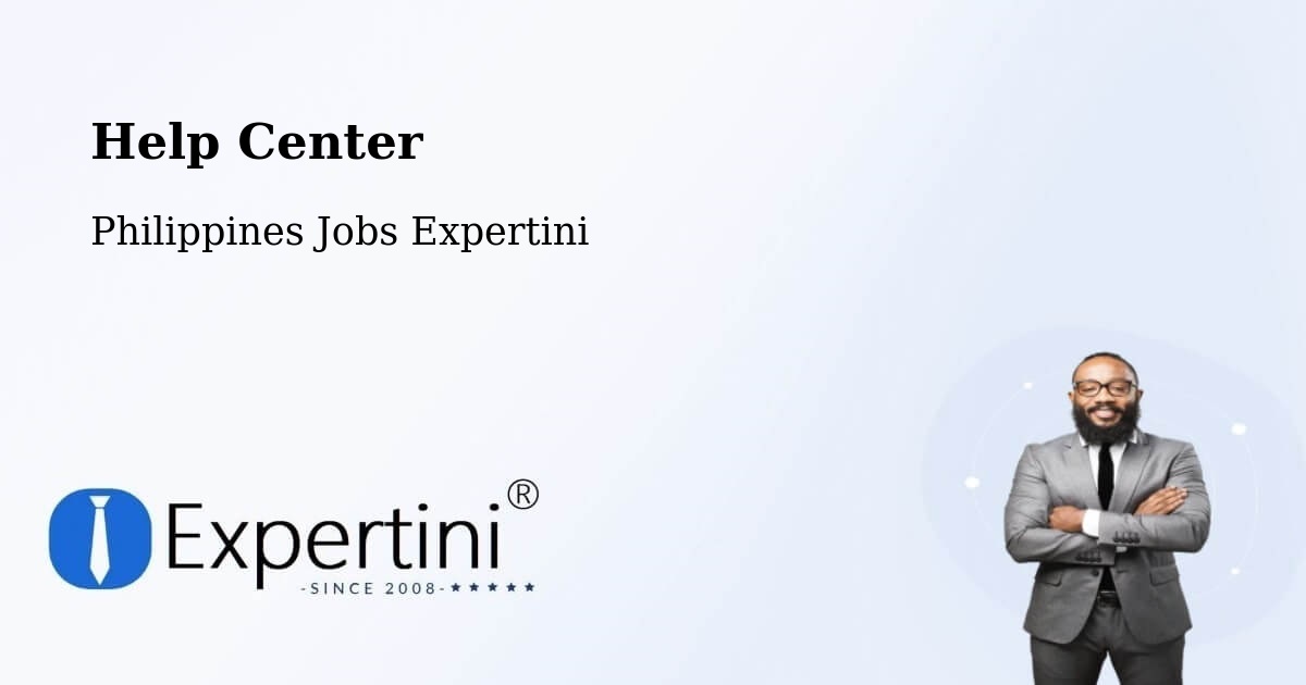 Help Center – Pance - Philippines Jobs Expertini