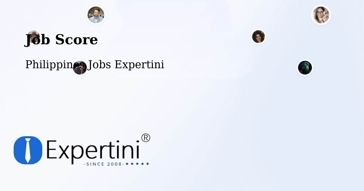 Job Score & Job Description Score Tool – Pance - Philippines Jobs Expertini