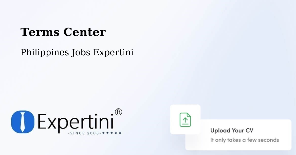 Terms of Service – Pance - Philippines Jobs Expertini